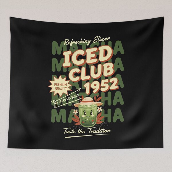 Item preview, Iced Club 1952 Matcha Tea Taste The Tradition designed and sold by LuminOrb.