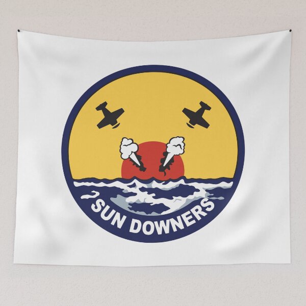 Item preview, Official Emblem of the VFC-13 "Saints" US Navy Adversary Squadron designed and sold by CharlieDesings.