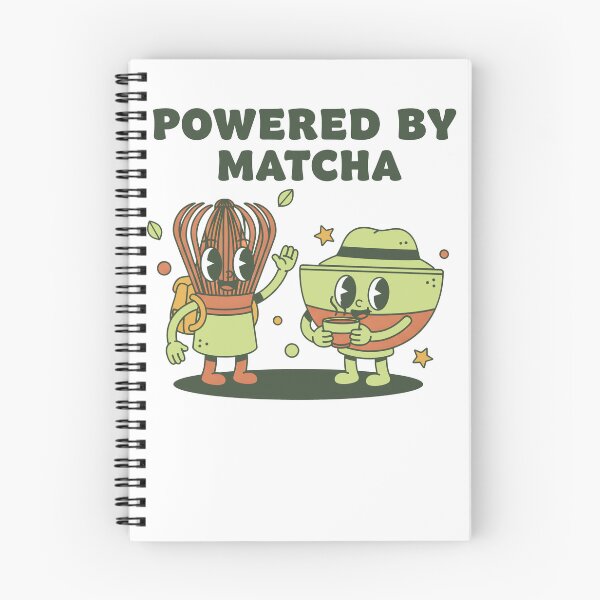 Item preview, Powered By Matcha Green Tea Funny Matcha Lover designed and sold by LuminOrb.