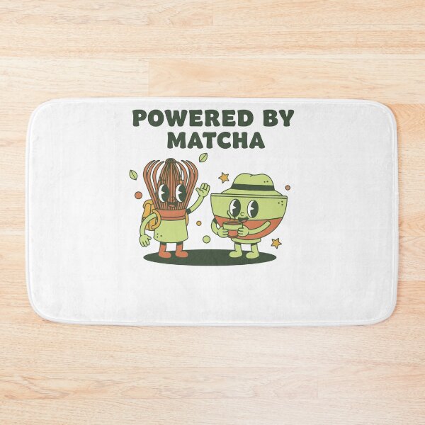 Item preview, Powered By Matcha Green Tea Funny Matcha Lover designed and sold by LuminOrb.