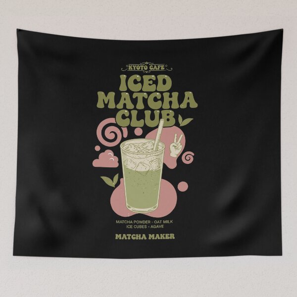 Item preview, Iced Matcha Club Kyoto Cafe Matcha Maker Green Tea designed and sold by LuminOrb.