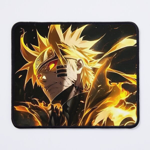 Item preview, Golden Flame Ninja Warrior Anime Art designed and sold by Dyan4.