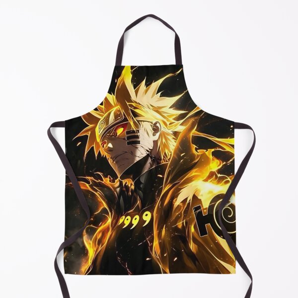 Item preview, Golden Flame Ninja Warrior Anime Art designed and sold by Dyan4.