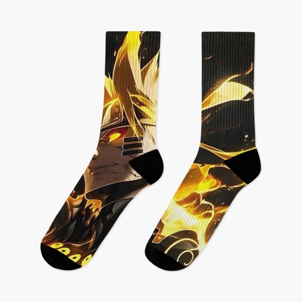 Item preview, Golden Flame Ninja Warrior Anime Art designed and sold by Dyan4.