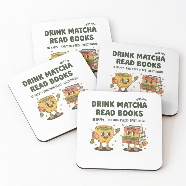 Item preview, Drink Matcha Read Books Matcha Tea Lover Reading designed and sold by LuminOrb.