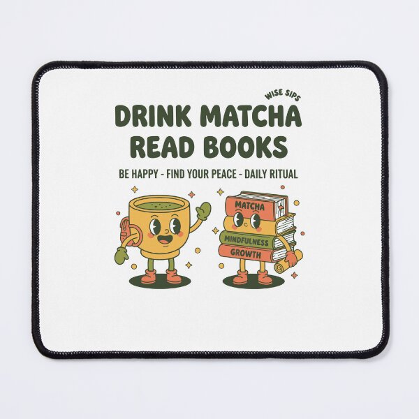 Item preview, Drink Matcha Read Books Matcha Tea Lover Reading designed and sold by LuminOrb.