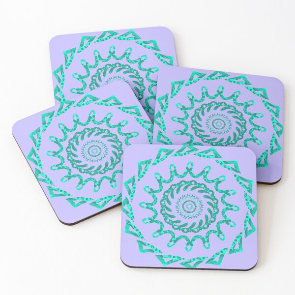 Item preview, Purple & Cyan Spiral designed and sold by ZederZederZeder.