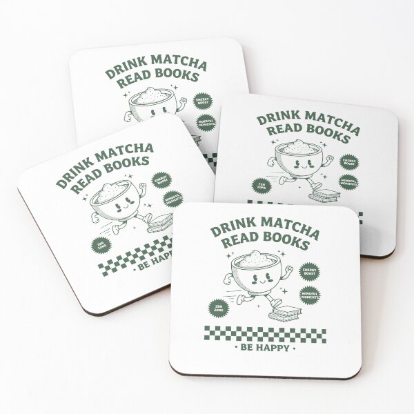 Item preview, Drink Matcha Read Books Be Happy Matcha Lover designed and sold by LuminOrb.