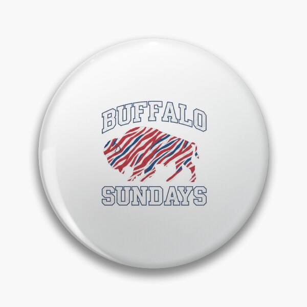 Item preview, Retro Buffalo Zebra Stripe Sunday Football designed and sold by PopPizzazz.