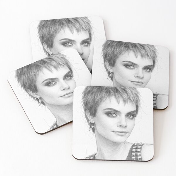 Item preview, Iconic Celebrity Actress Pencil Portrait | Black and White Hand Drawn Sketch Art designed and sold by Leon Woods Pencil Art.
