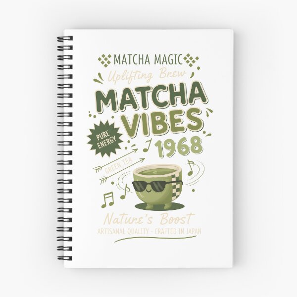 Item preview, Matcha Vibes 1968 Matcha Magic Uplifting Brew designed and sold by LuminOrb.