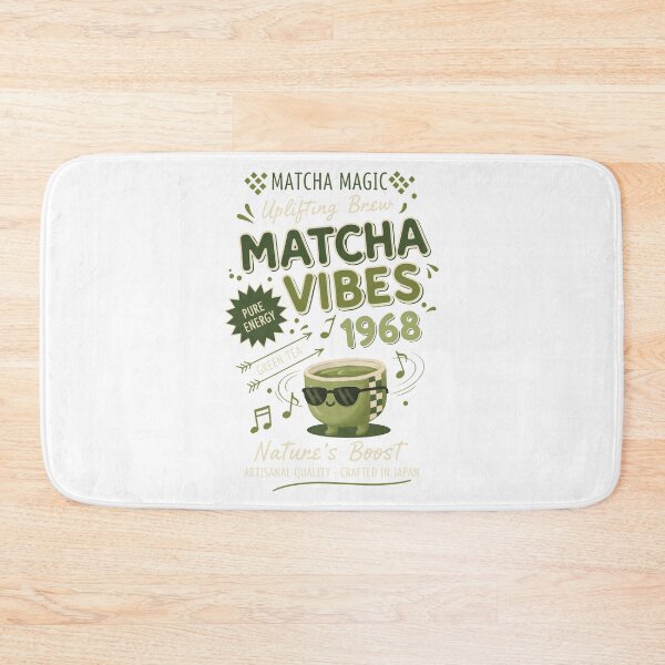 Item preview, Matcha Vibes 1968 Matcha Magic Uplifting Brew designed and sold by LuminOrb.