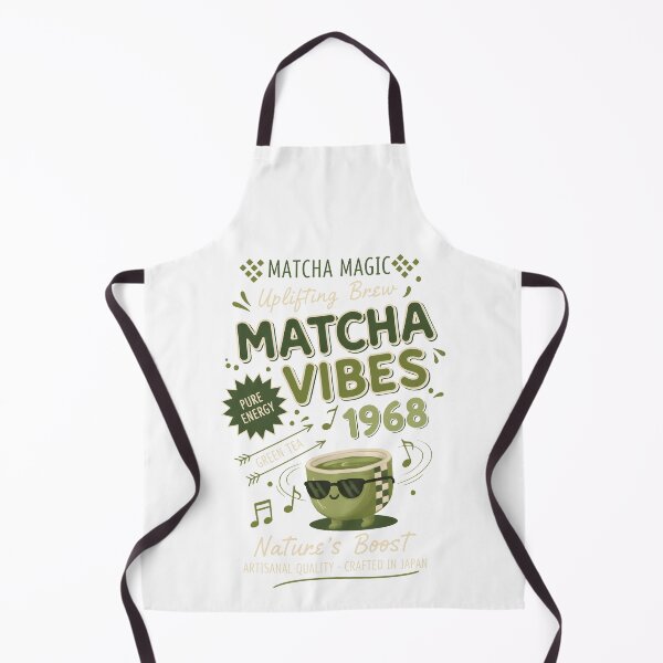 Item preview, Matcha Vibes 1968 Matcha Magic Uplifting Brew designed and sold by LuminOrb.