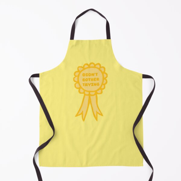 Item preview, Didn't Bother Trying Yellow Award Ribbon designed and sold by CamilasPrints.