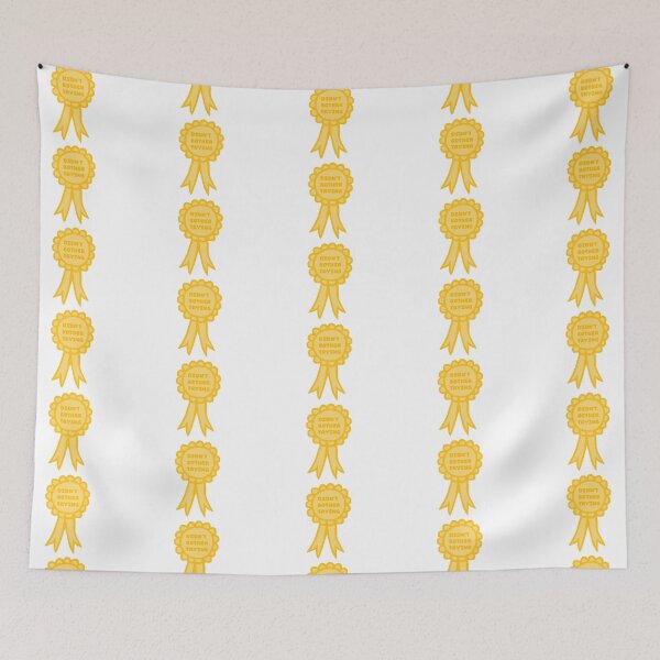 Item preview, Didn't Bother Trying Yellow Award Ribbon designed and sold by CamilasPrints.