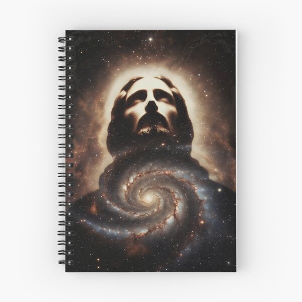 Item preview, Jesus Christ Galaxy Art, Christian, Cosmic Space Artwork designed and sold by stylishdzign.
