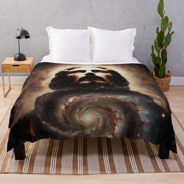 Item preview, Jesus Christ Galaxy Art, Christian, Cosmic Space Artwork designed and sold by stylishdzign.