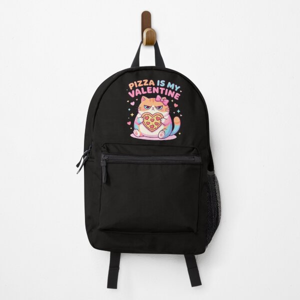Item preview, Grumpy Cat Pizza Valentine - "Pizza is My Valentine" Illustration designed and sold by fantasy.world.
