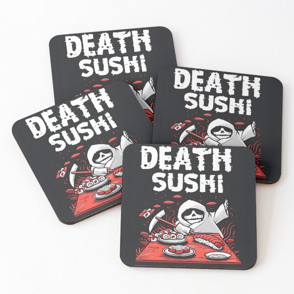 Item preview, Death Sushi The Funny Death - Dark Humor Japanese Food designed and sold by QNTR CULT.