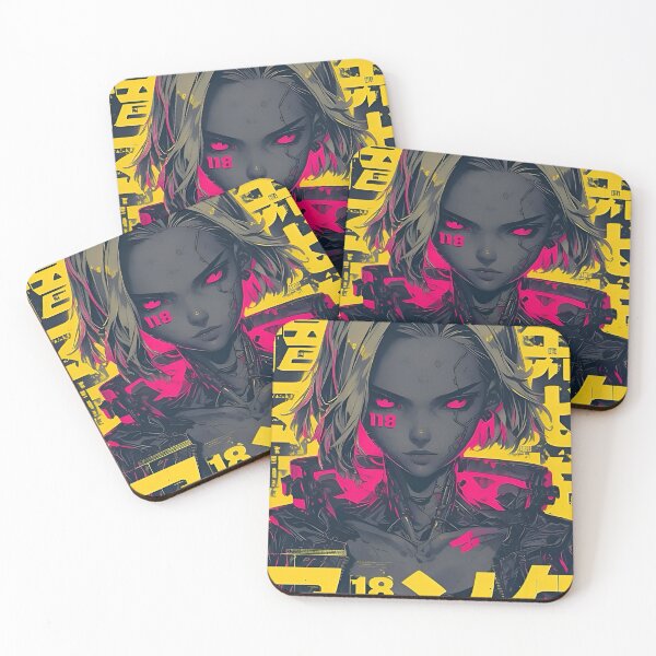 Item preview, Cyberpunk Android Anime Art designed and sold by Dyan4.
