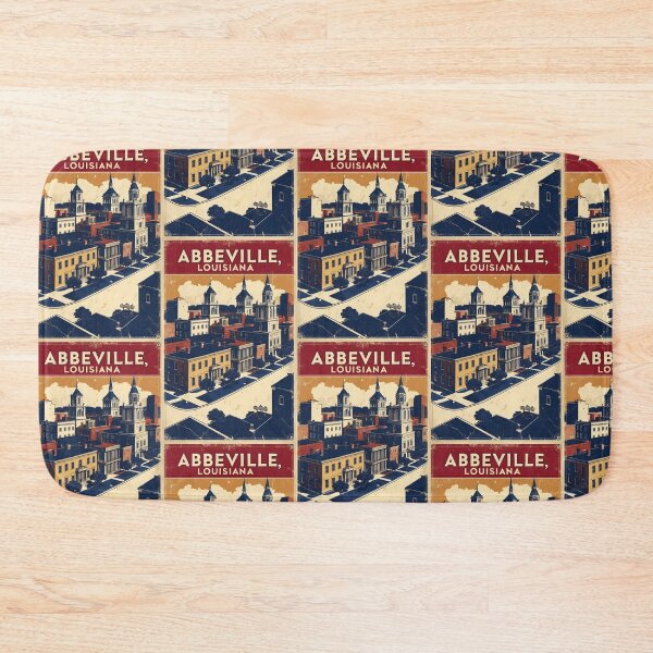 Item preview, Abbeville Louisiana 1950s USA Vintage Travel Tourism designed and sold by TravelersGems.