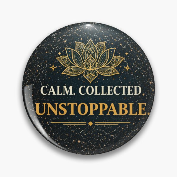 Item preview, Calm. Collected. Unstoppable. designed and sold by Shop-Pi.