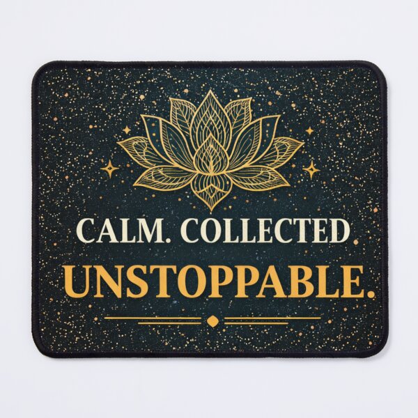Item preview, Calm. Collected. Unstoppable. designed and sold by Shop-Pi.