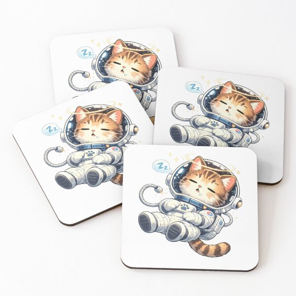 Item preview, Zero Gravity Nap – Sleeping Astronaut Cat designed and sold by Infinite creative  Boutique.
