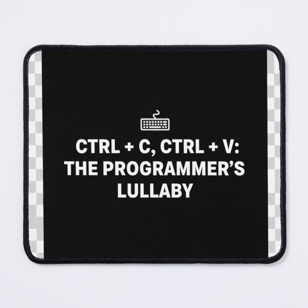 Item preview, Ctrl + C Ctrl + V Programmer's Lullaby Sticker | Funny Coding Meme designed and sold by mdj96.