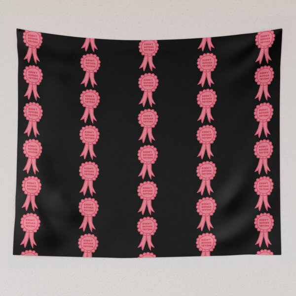 Item preview, Didn't Bother Trying Pink Award Ribbon designed and sold by CamilasPrints.