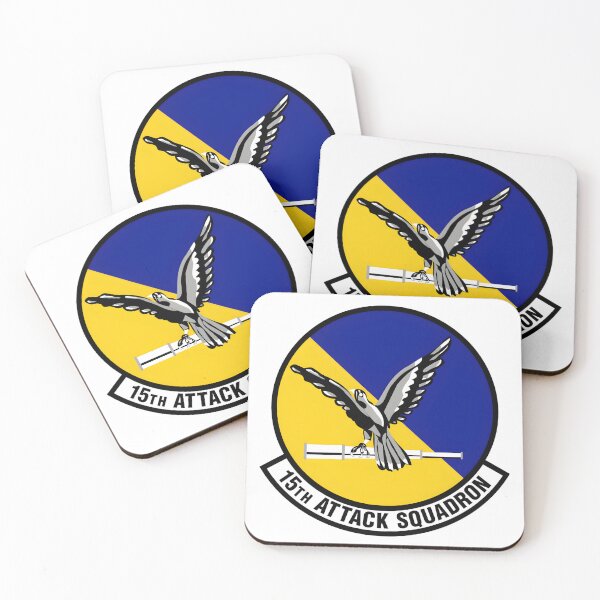 Item preview, 15th Attack Squadron Falcon and Spyglass Emblem designed and sold by CharlieDesings.