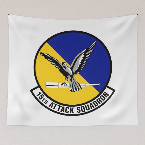 Item preview, 15th Attack Squadron Falcon and Spyglass Emblem designed and sold by CharlieDesings.