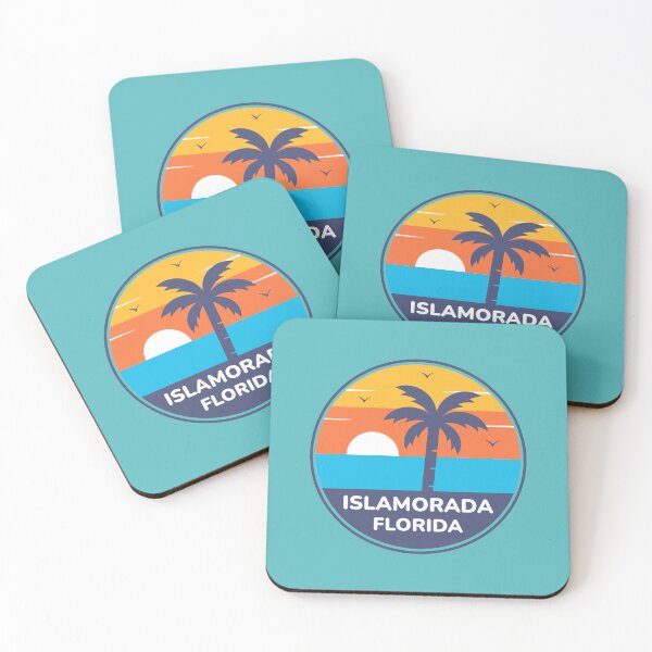 Item preview, Islamorada Florida - Retro Sunset Palm Tree designed and sold by Shape Snip Studio.