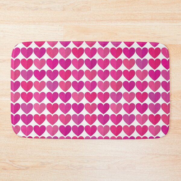 Item preview, Symmetric Pink and Magenta Heart Grid Pattern designed and sold by DGtaLrtcom.