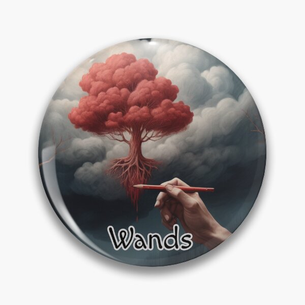 Item preview, Tarot Card Minor Arcana Ace of Wands Hand from Clouds designed and sold by Pixel Waite.
