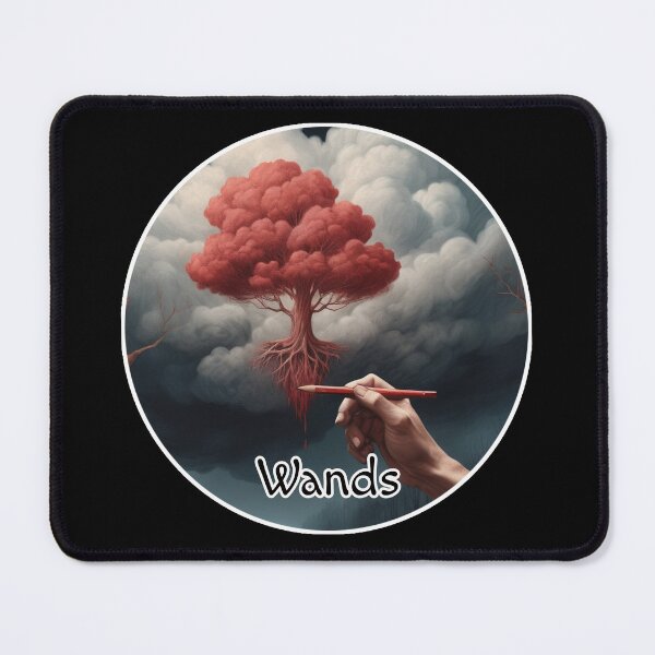 Item preview, Tarot Card Minor Arcana Ace of Wands Hand from Clouds designed and sold by Pixel Waite.