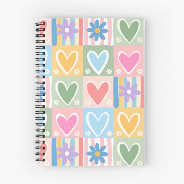 Item preview, Pastel Heart Daisy Seamless Patchwork Pattern Cute Valentine Love Wallpaper Background Romantic designed and sold by FRH Design ⭐⭐⭐⭐⭐.
