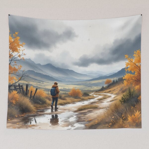 Item preview, Autumn on the Way of St. James (Auvergne) designed and sold by jefboutique6150.