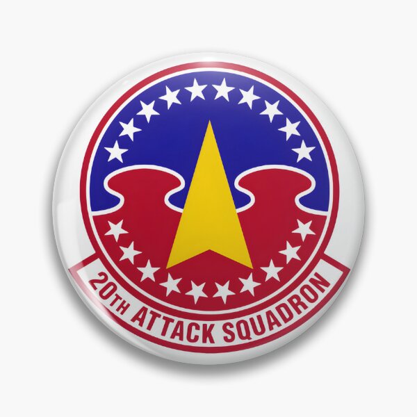 Item preview, 20th Attack Squadron Stars and Delta Wing Emblem designed and sold by CharlieDesings.