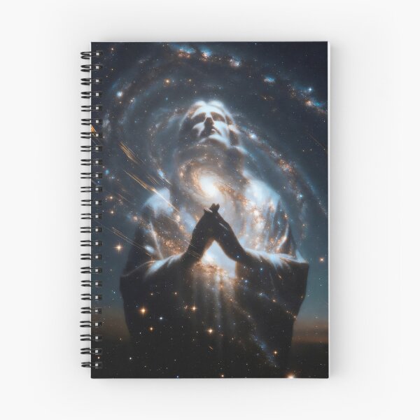 Item preview, Silhouette of Jesus Christ – Christian Surreal Space & Galaxy Art designed and sold by stylishdzign.