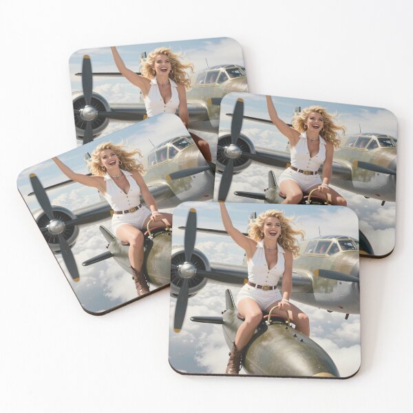 Item preview, Retro PinUp Style - Bomb Shell designed and sold by AiFantasticArt.