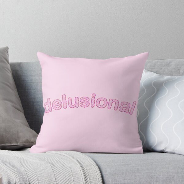 Item preview, pink cutesy girly girl sticker - delusional designed and sold by inainart.