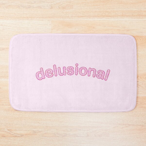 Item preview, pink cutesy girly girl sticker - delusional designed and sold by inainart.