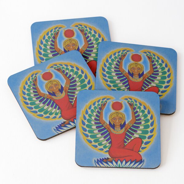 Item preview, Winged Isis Egyptian Goddess Auset Kemetic Annunaki designed and sold by ChloeShalini.