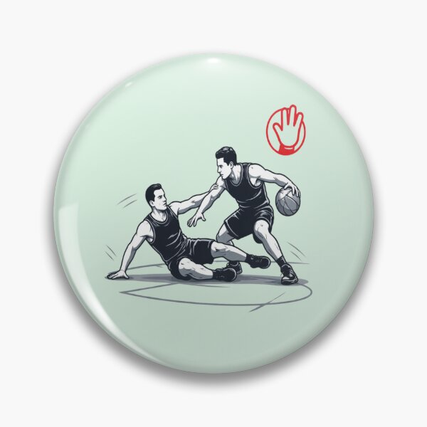 Item preview, Blocking Foul Basketball Defensive Mistake Referee Call T-Shirt designed and sold by RMTrendy.