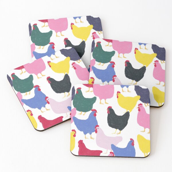 Item preview, Colorful hens of everyday joy designed and sold by Emily Waters.