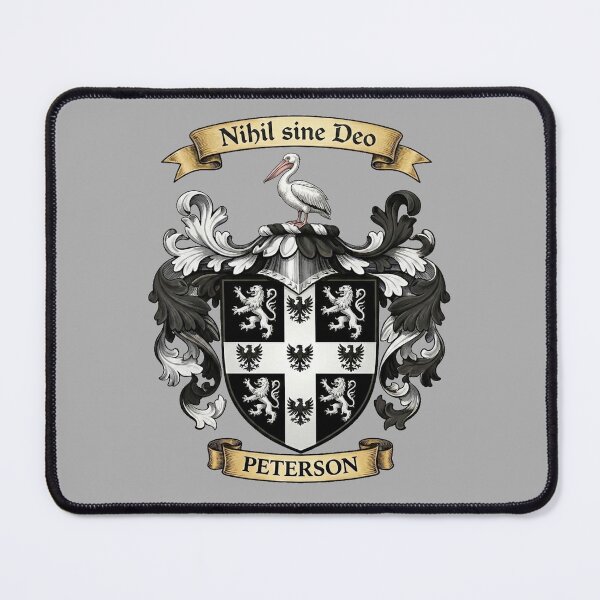 Item preview, The Peterson Family Coat of Arms designed and sold by BagTown Clans.