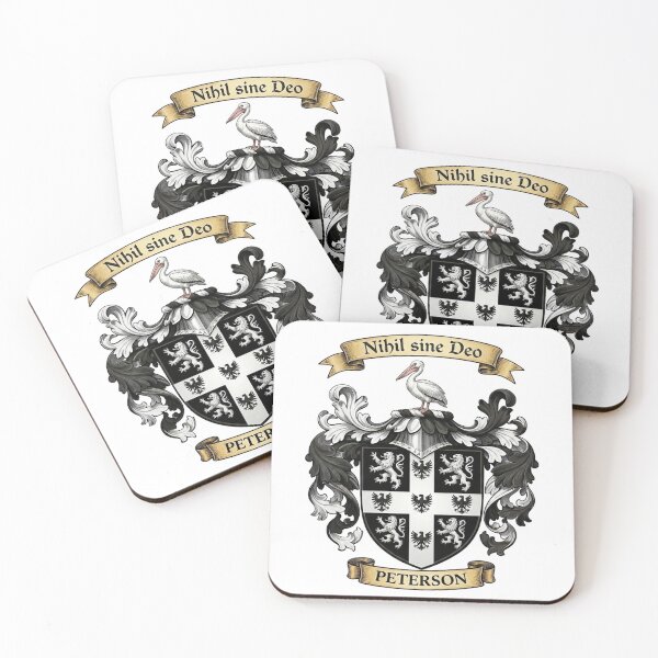 Item preview, The Peterson Family Coat of Arms designed and sold by BagTown Clans.