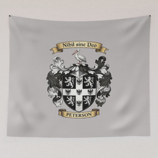 Item preview, The Peterson Family Coat of Arms designed and sold by BagTown Clans.