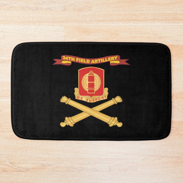 Item preview, Army - 34th Field Artillery w Ribbon - Br X 300 designed and sold by Military Insignia Products.